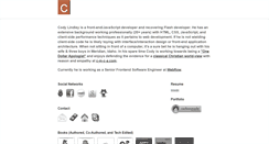 Desktop Screenshot of codylindley.com